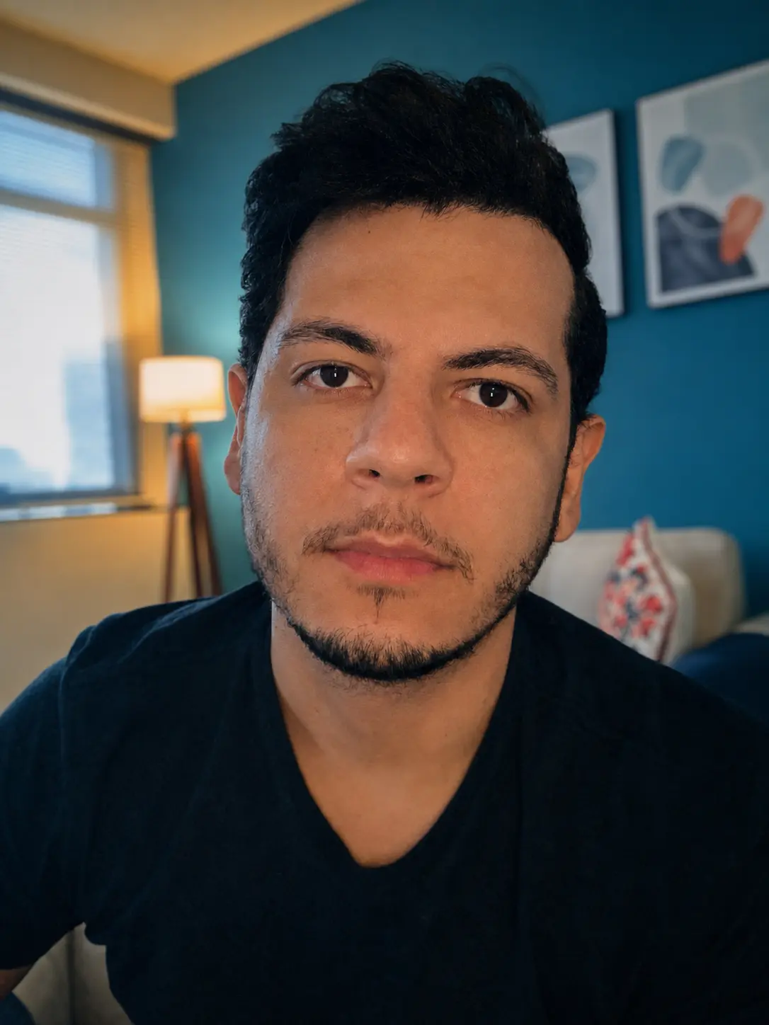 Retrato de Dinarte Lima no consultório